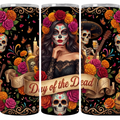 Day of the Dead Tumbler, customized