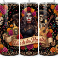 Dia de los Muertos Tumbler, customized