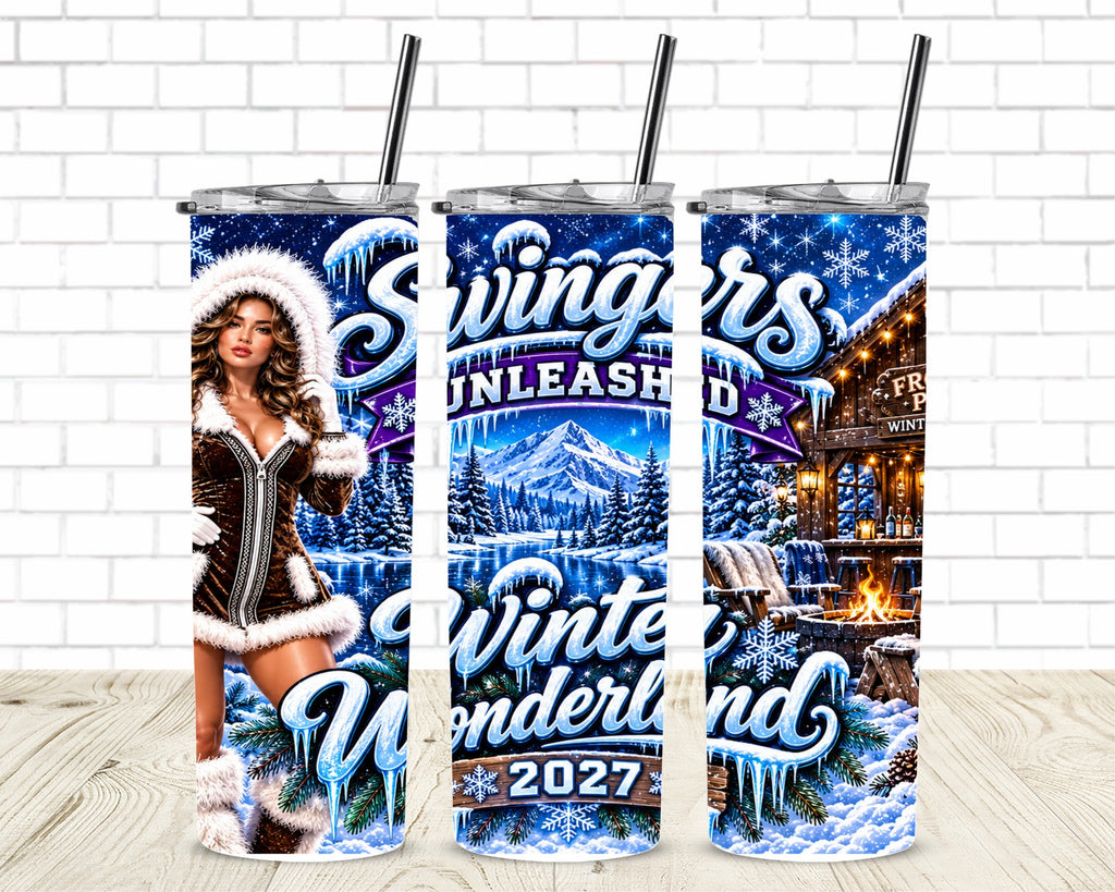 Winter Wonderland All Tumblers, customized