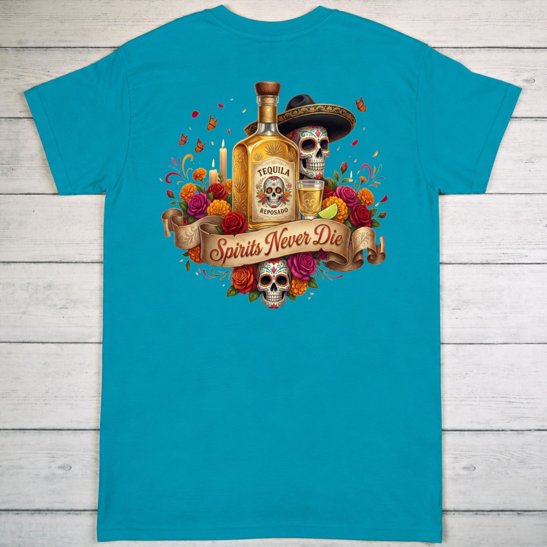 Spirits Never Die (short sleeve t-shirt)